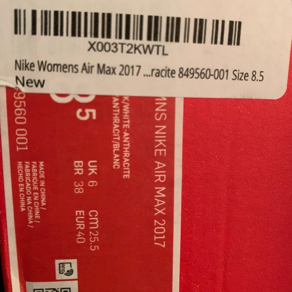 Brand New Nike Air Max 2017 - Picture 3 of 3